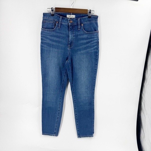 ✅ MADEWELL CURVY HIGH RISE SKINNY CROP Blue Women's Jeans SIZE 29 - Picture 1 of 8